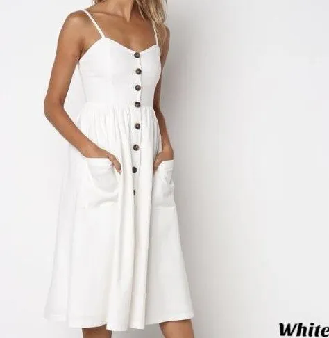 Casual Dress with Spaghetti Strap