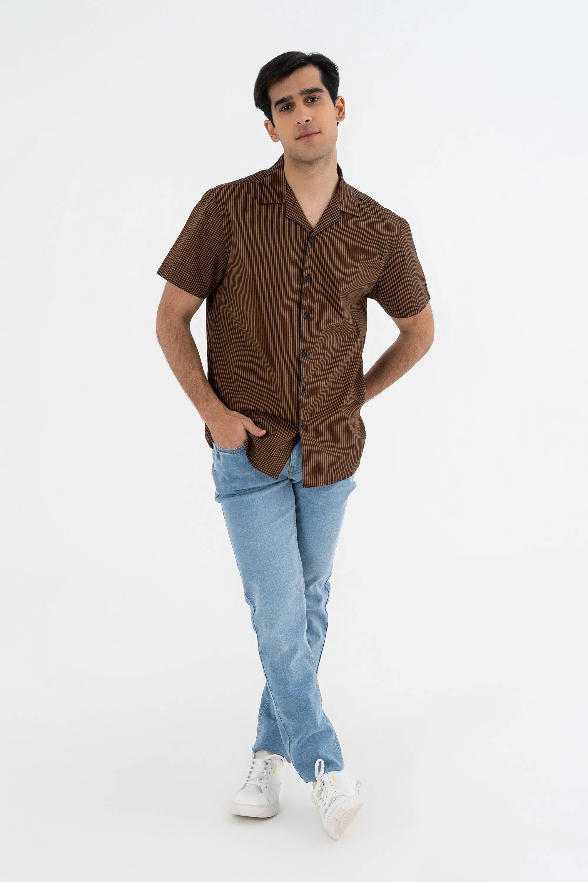 Casual Orange Shirt