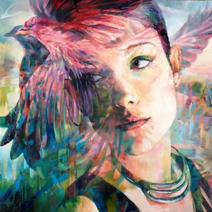 Catching the Wind painting