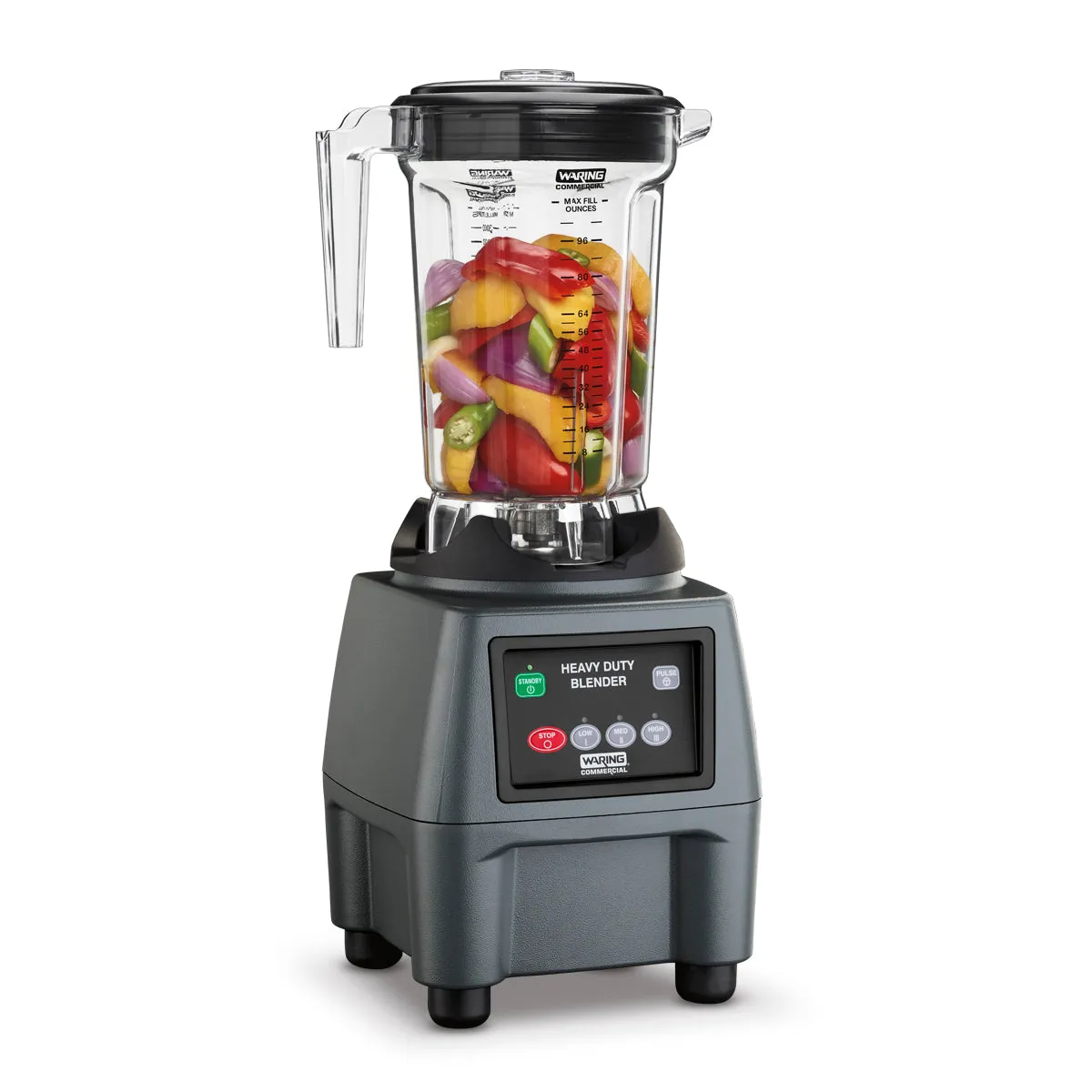 CB15P Heavy-Duty One Gallon Food Blender with Copolyester Jar by Waring Commercial