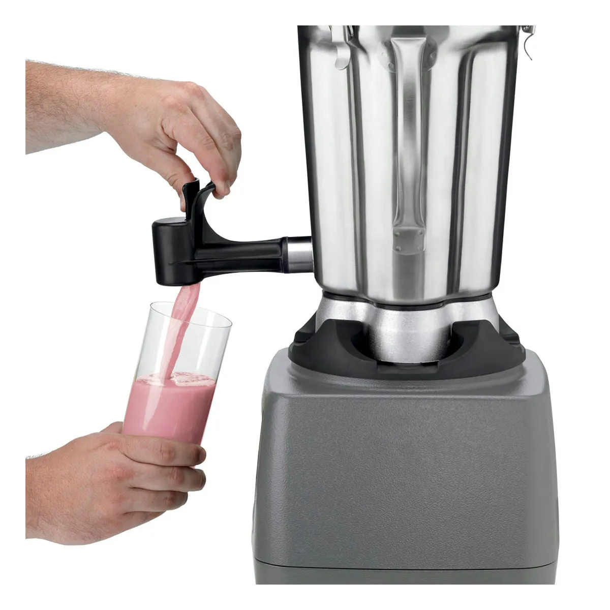 CB15SF Heavy-Duty One Gallon Food Blender with Spigot by Waring Commercial