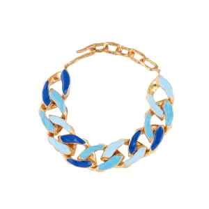 CHAIN BRACELET WITH ENAMEL