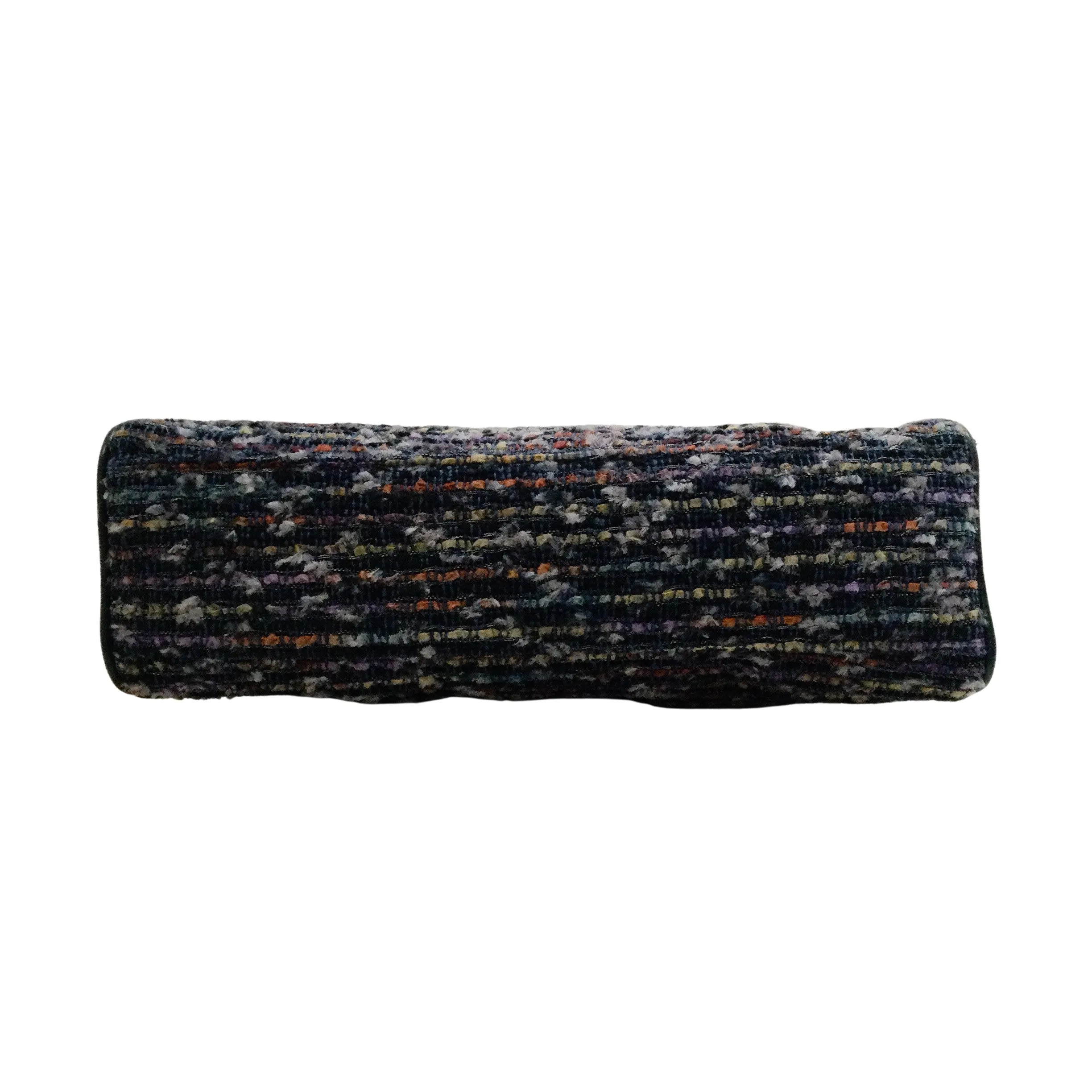 Chanel 2005 Paris / Tokyo Blue Tweed Shoulder Bag