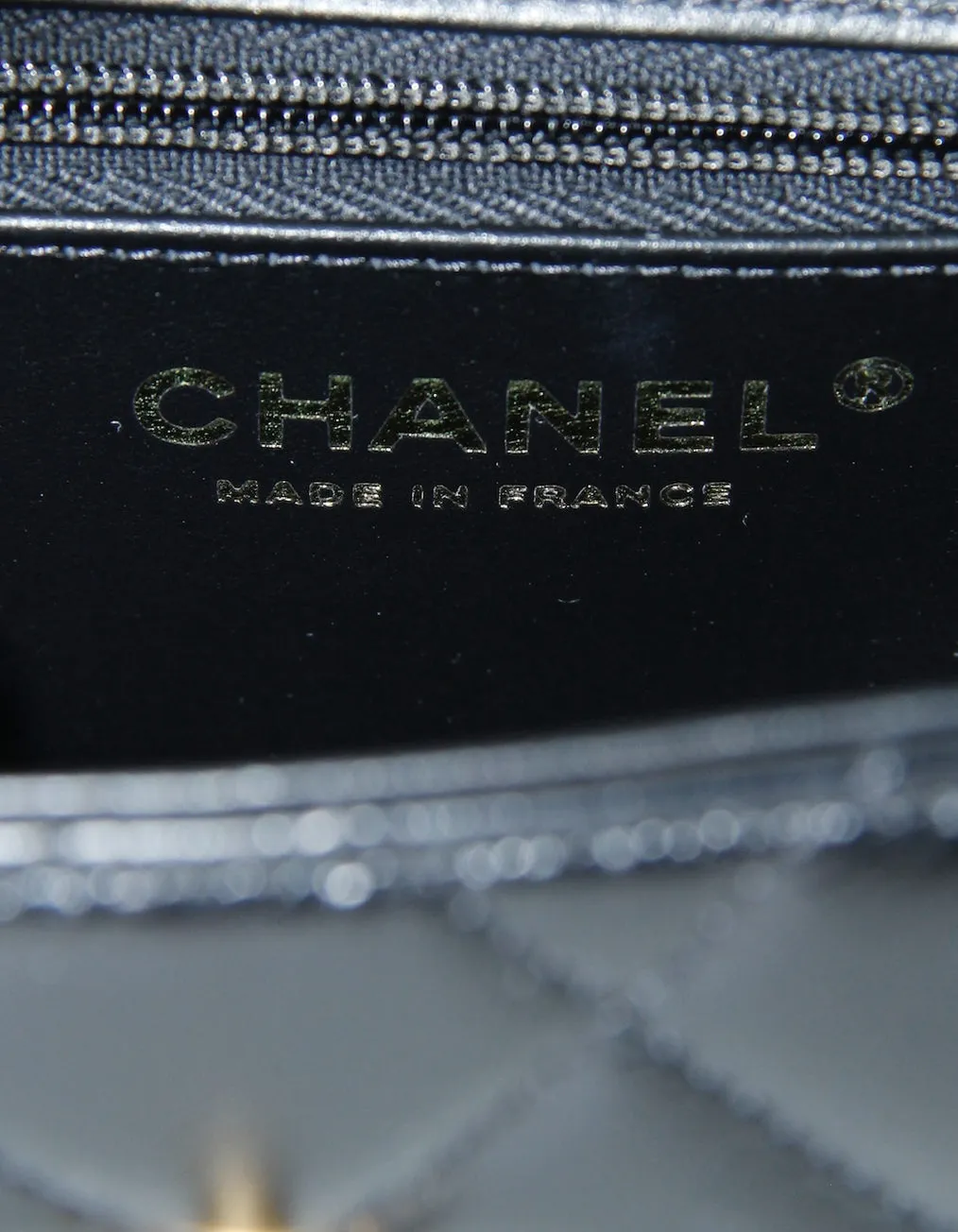 Chanel 2025 Black Calfskin Quilted Nano Kelly Shopper