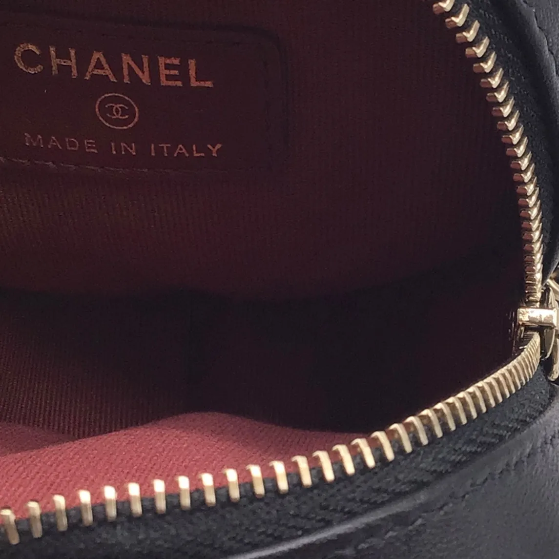 Chanel Black 2022 Quilted Lambskin Leather Mini Heart Handbag