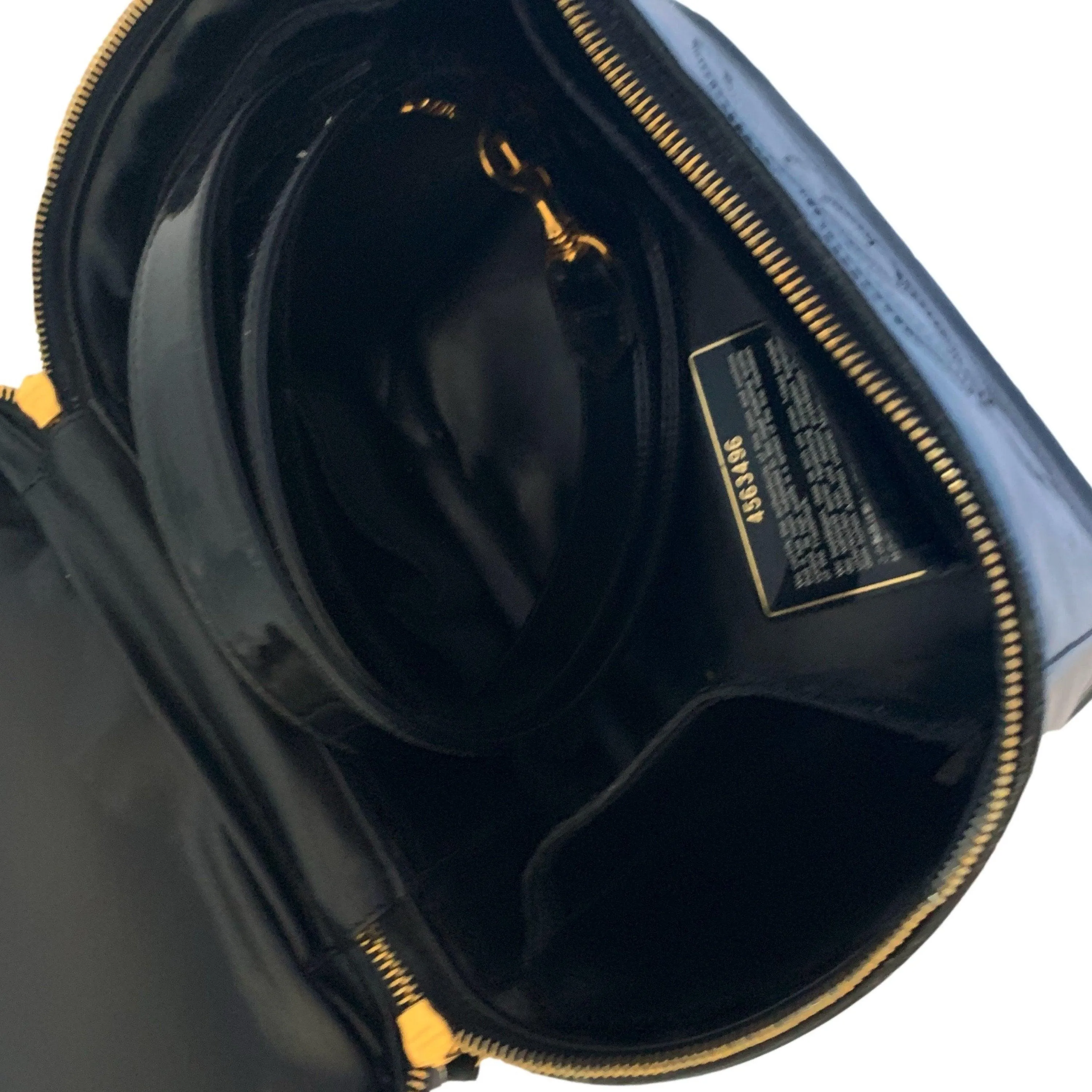 Chanel Black Patent Vanity Bag