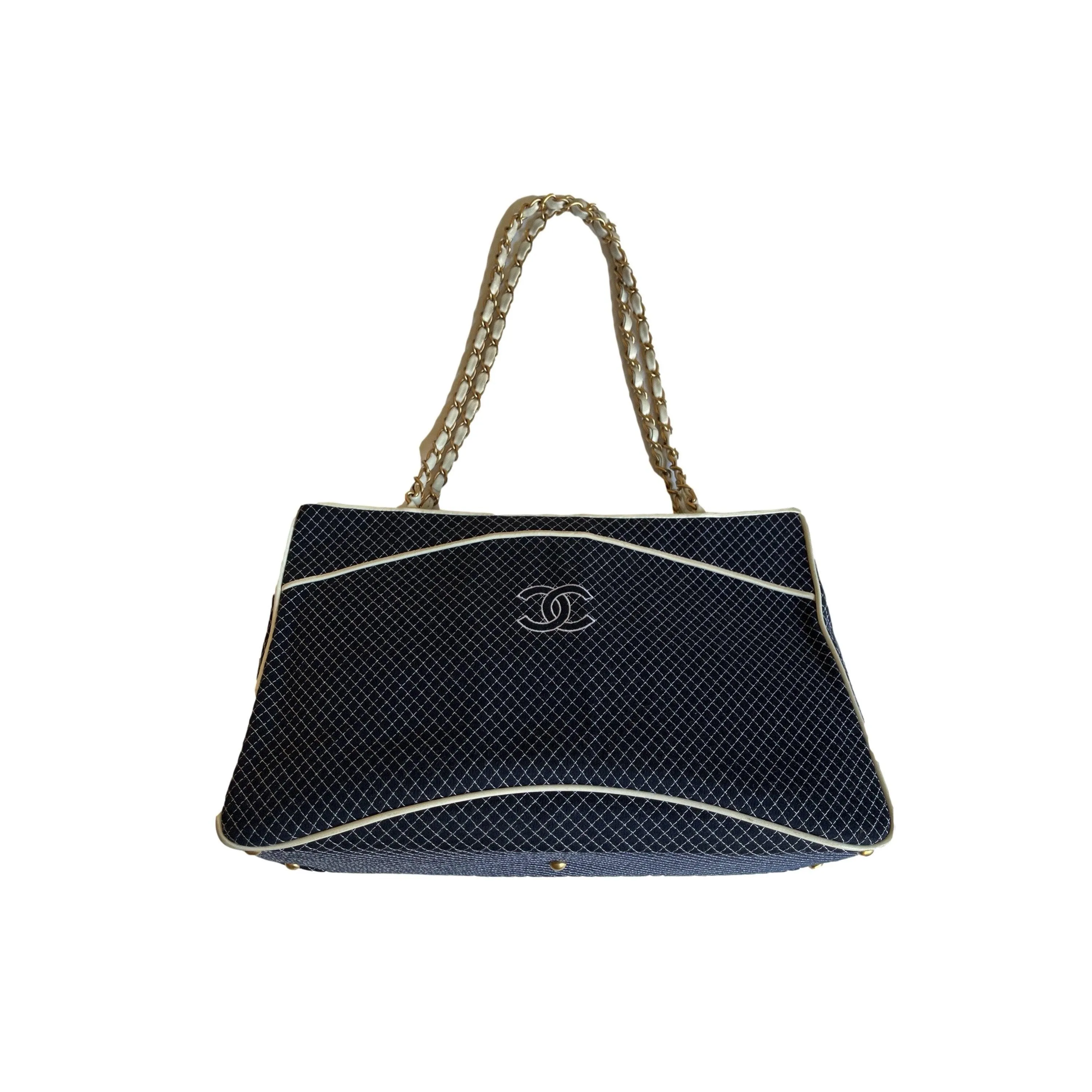 Chanel Navy Shoulder Bag