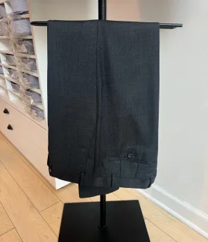 Charcoal Birdseye Suit Pants
