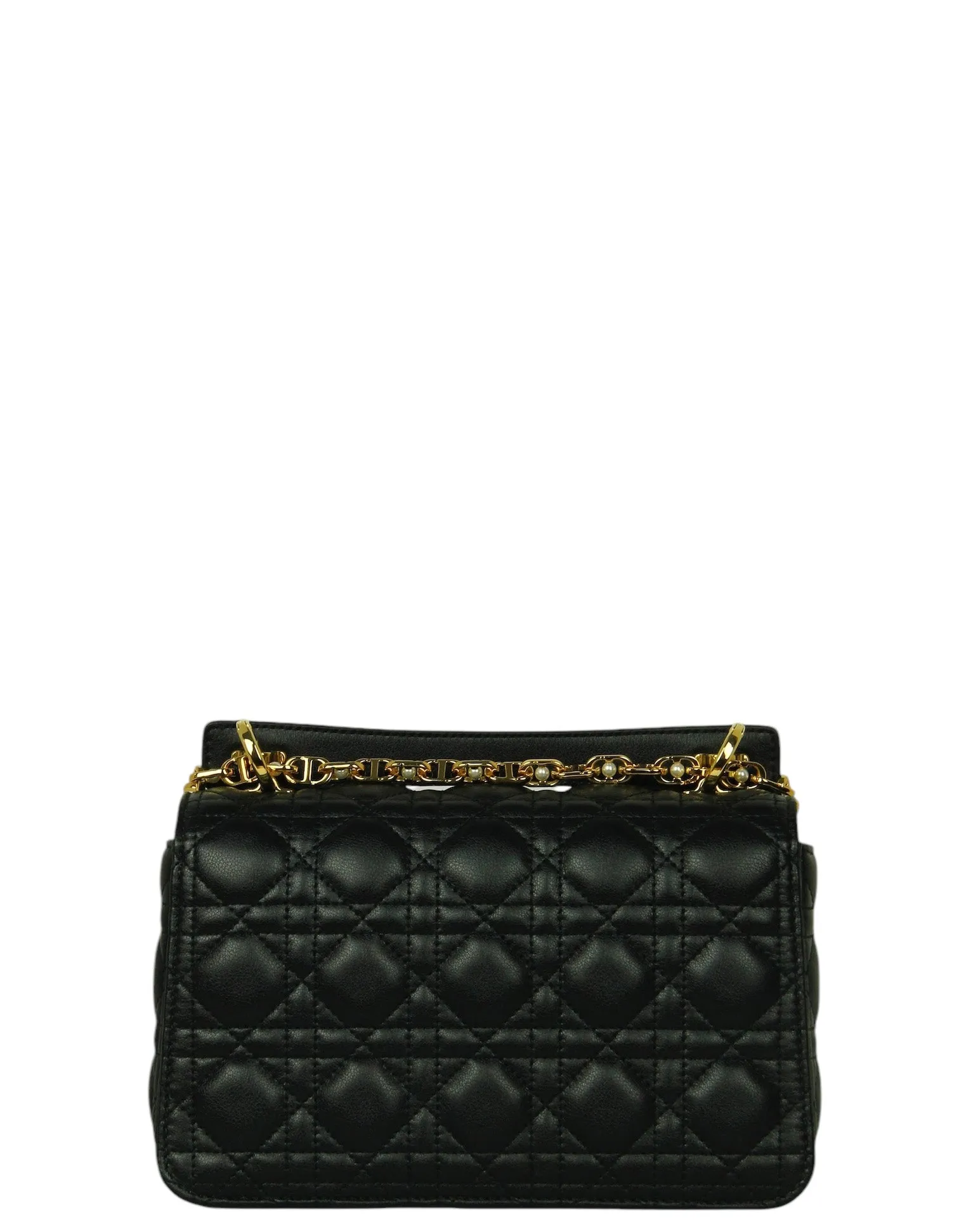 Christian Dior Black Small Dior Jolie Top Handle Bag