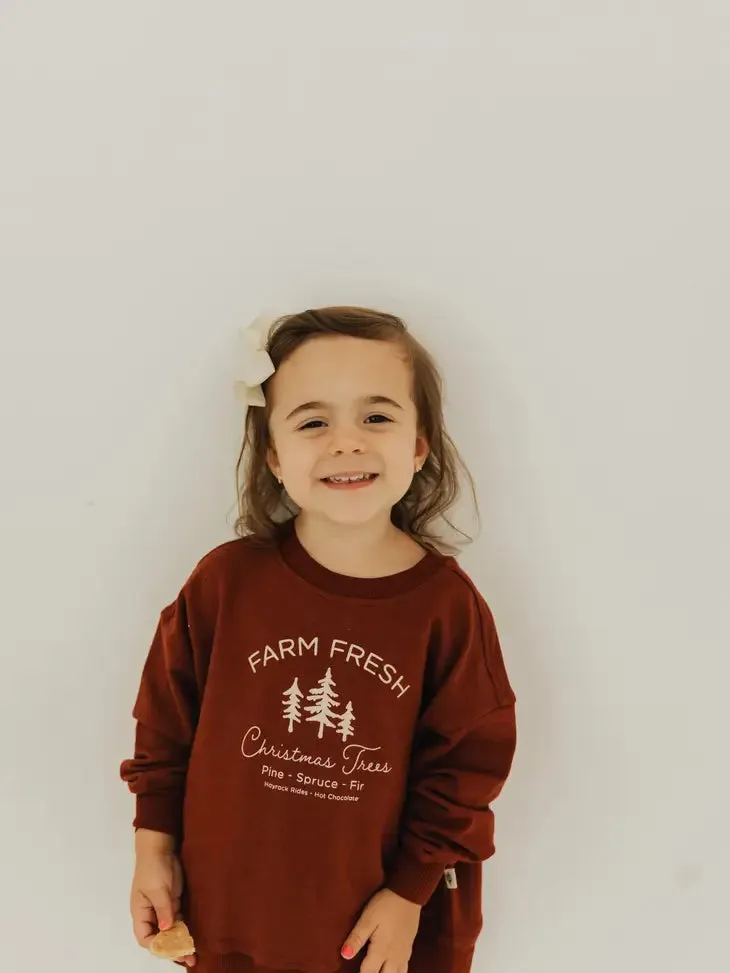 Christmas Tree Boxy Sweatshirt