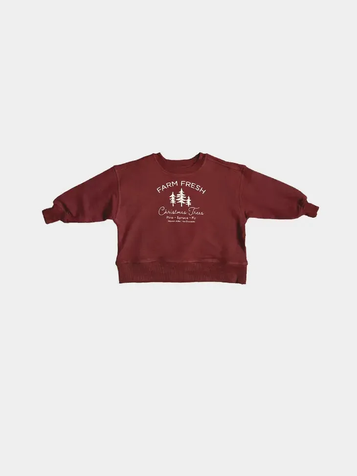 Christmas Tree Boxy Sweatshirt