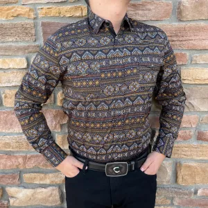 Christopher Aztec Black/Yellow Shirt