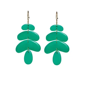 Chrysoprase Small Totem Earrings