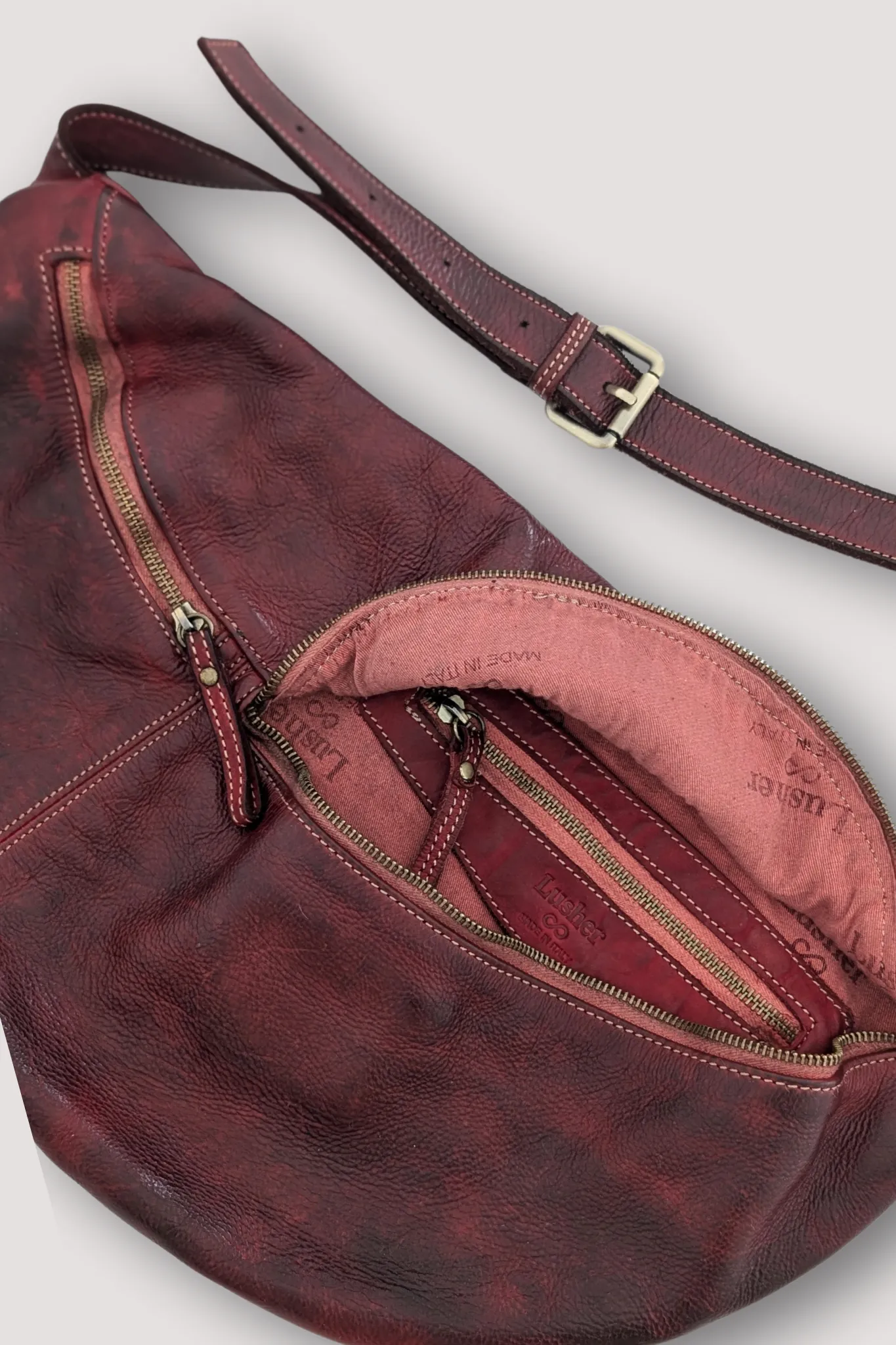 City Sling & Belt Bag  - Wine Bordeaux