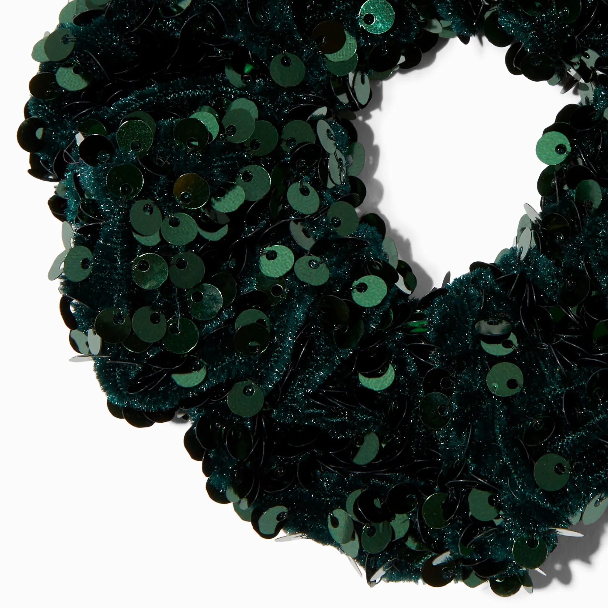 Claire's Emerald Green Sequin Hair Scrunchie