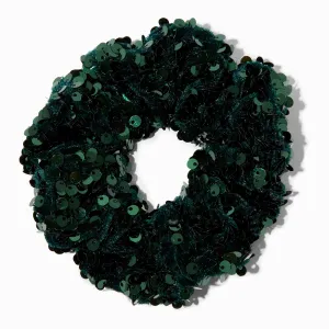 Claire's Emerald Green Sequin Hair Scrunchie