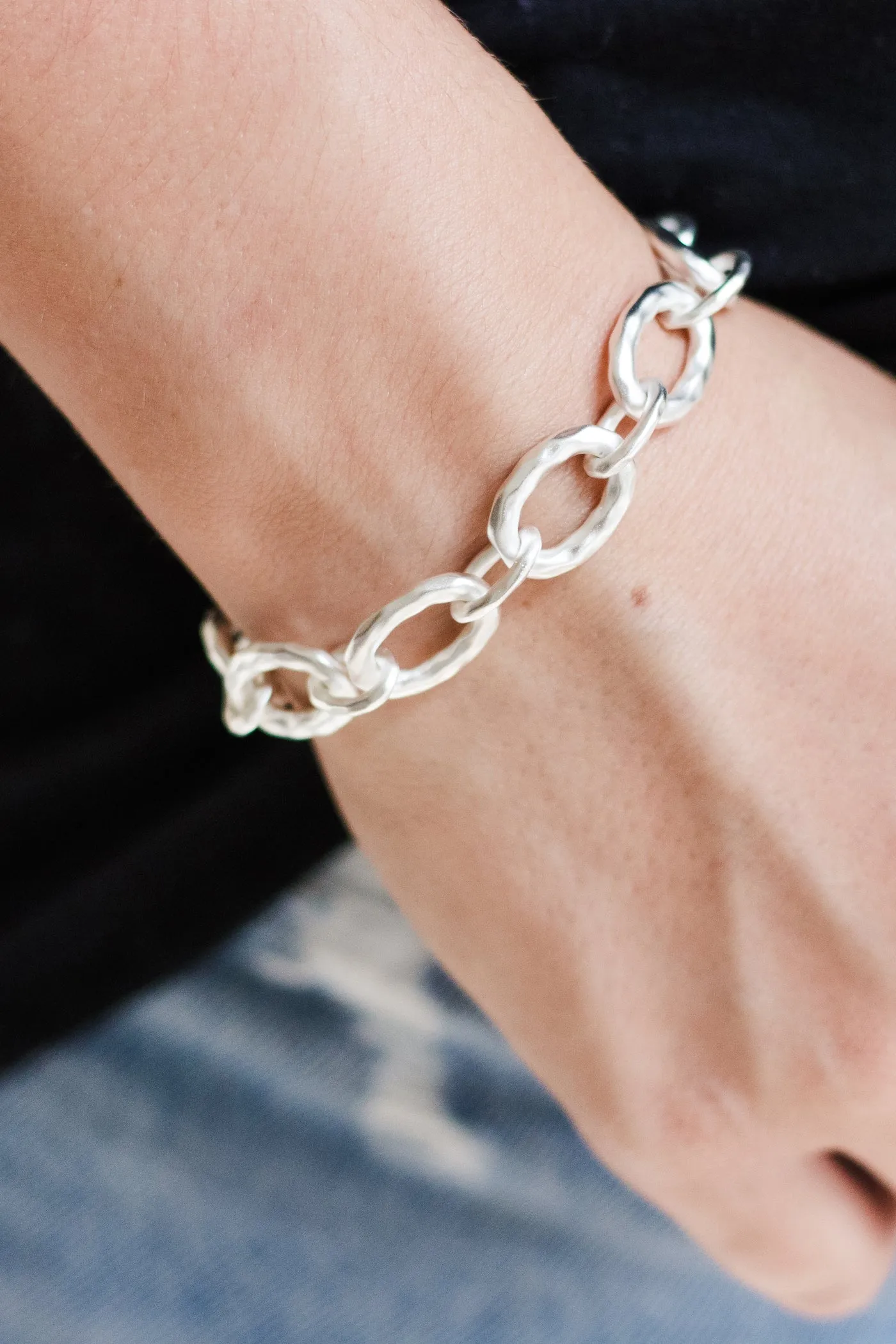 Classic Silver Link Bracelet