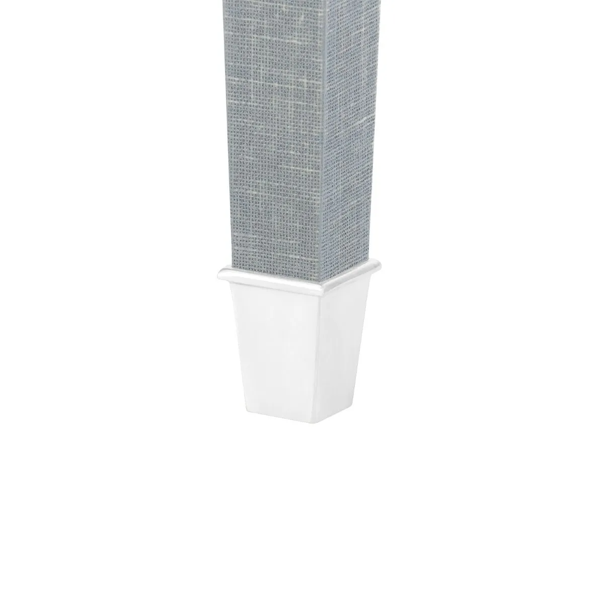 Claudette Desk / Washed Winter Gray, Nickel