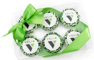 Clear Gift Box of 6 Branded Logo Oreo Cookies