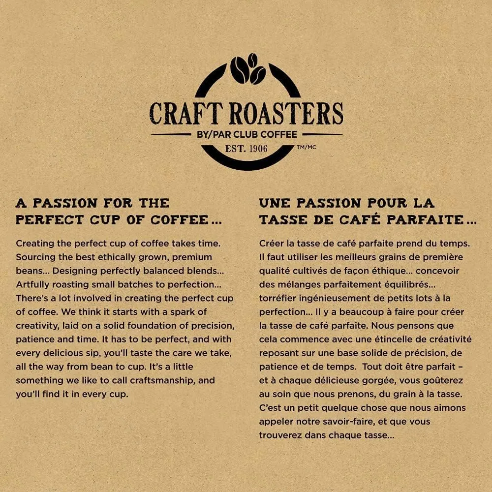 Club Coffee Craft Roasters | Coffeehouse Premium | Medium Roast Single Serve Coffee Pods | 72 Count | Compostable Coffee Pods | Keurig Brewer Compatible | Rainforest Alliance Certified