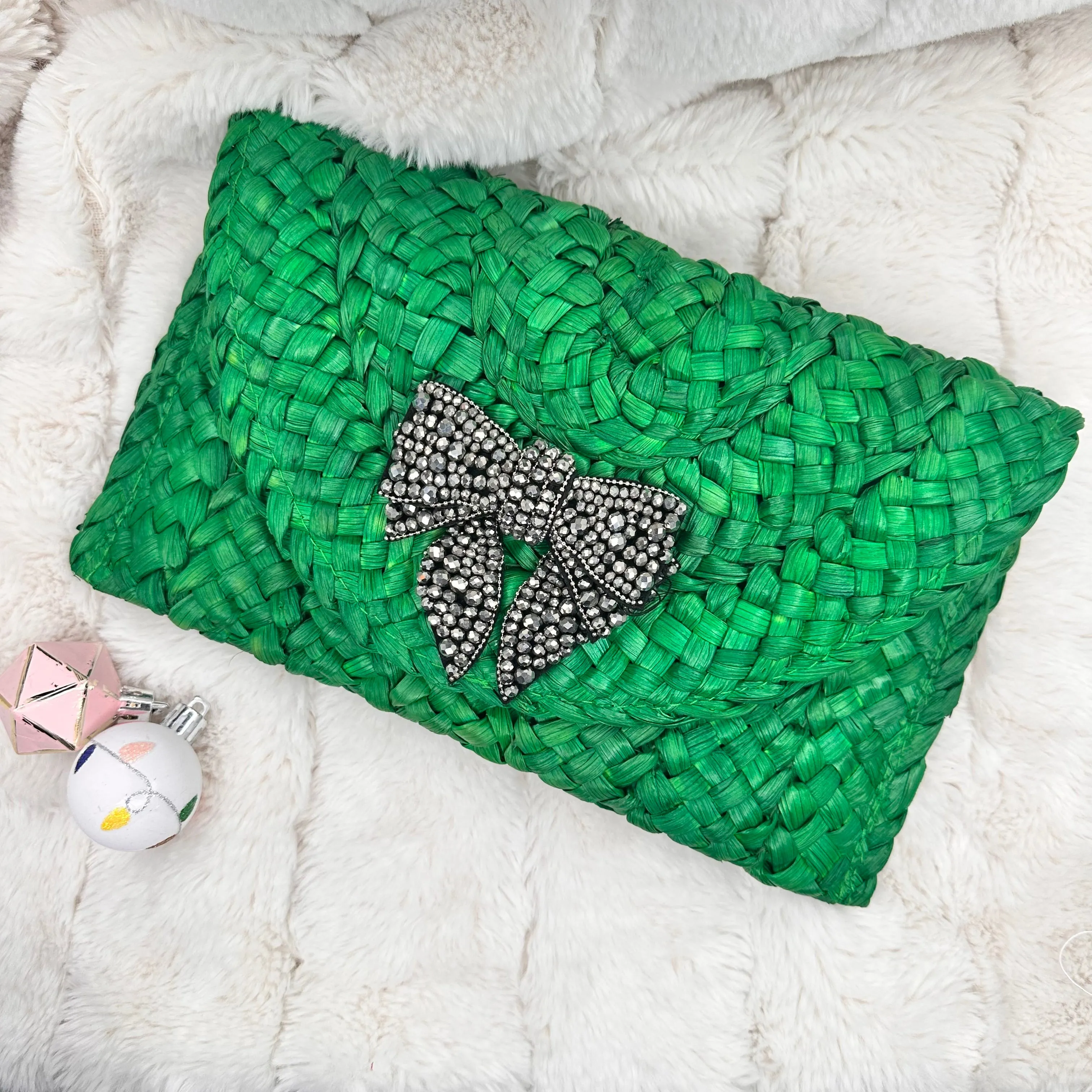 Clutch with Bow | Erika Williner Designs