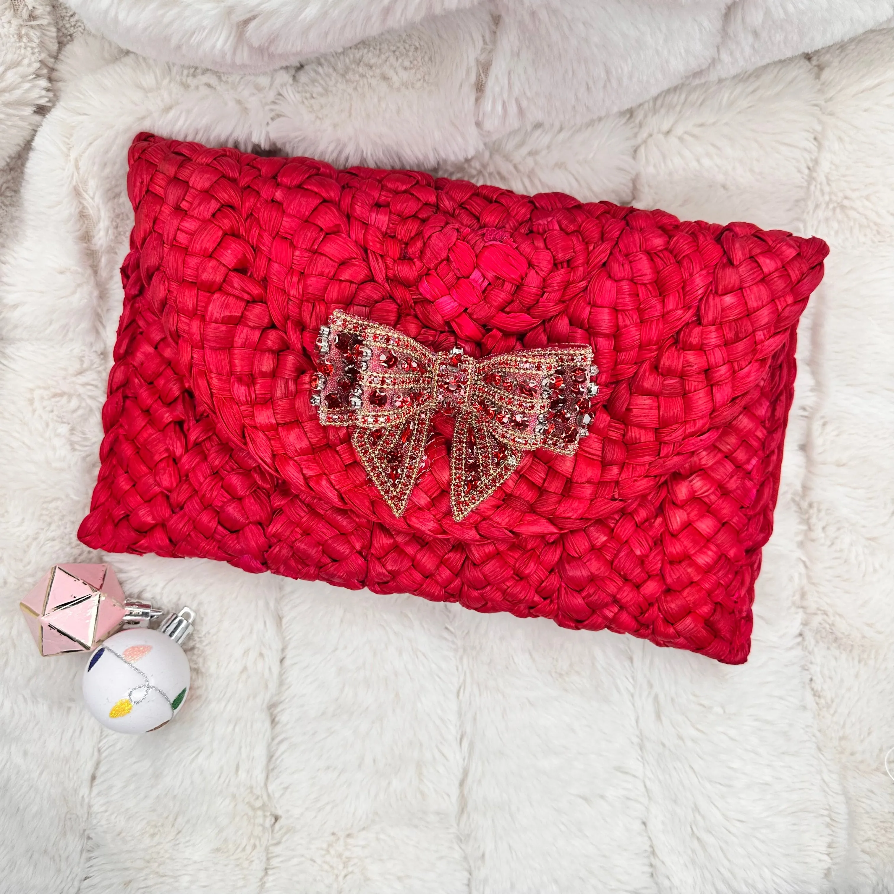 Clutch with Bow | Erika Williner Designs