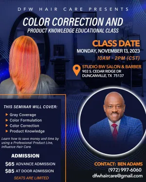 Color Correction and Product Knowledge Class