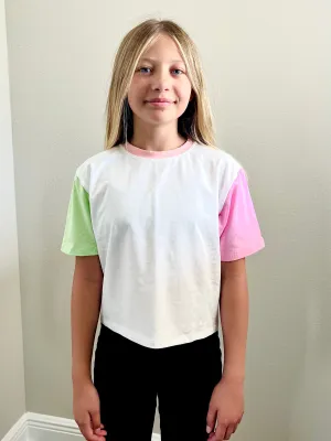 Colorblock Boxy Tee