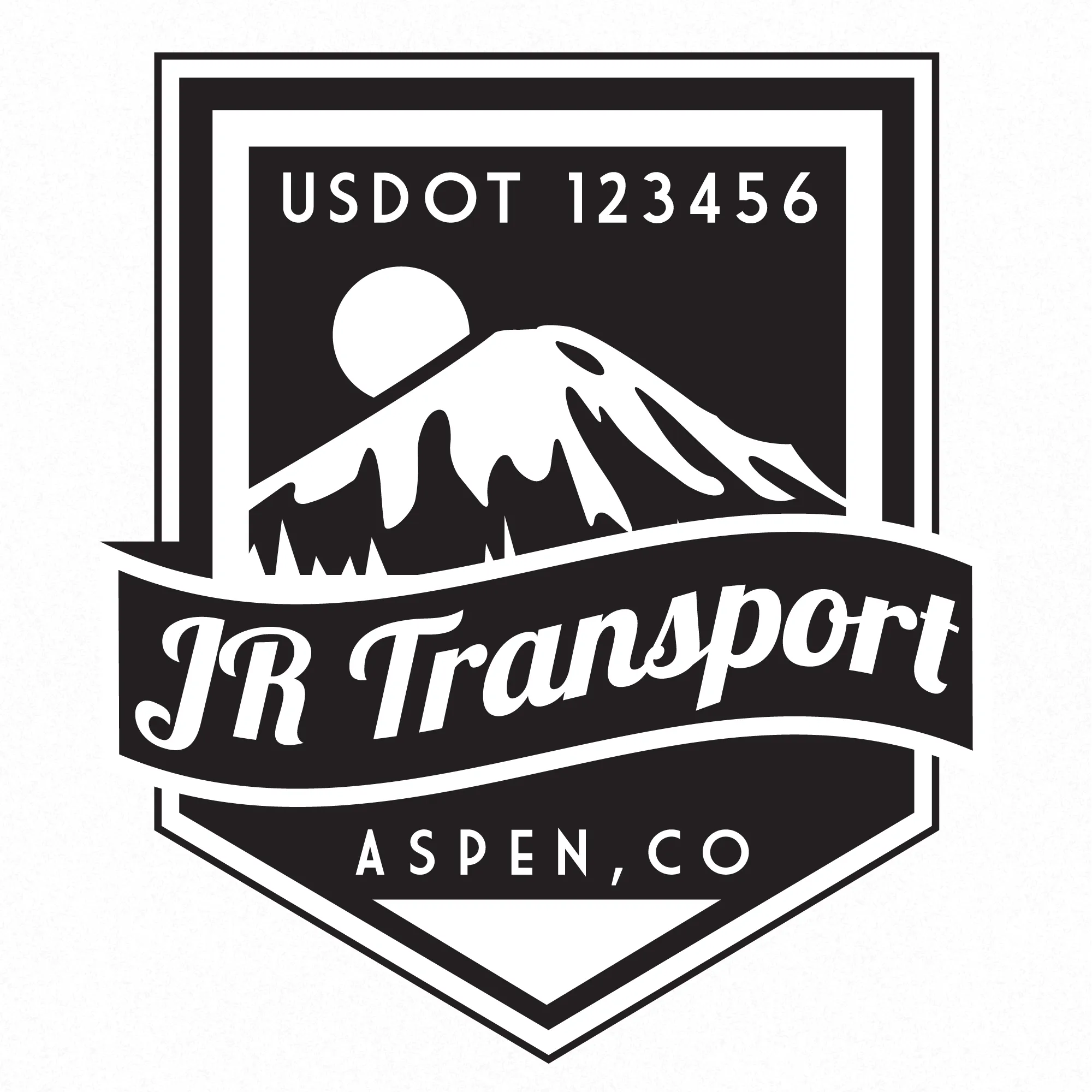 Company Name Truck Decal, 2 Pack