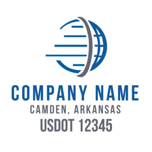 Company Name Truck Door Decal (USDOT), 2 Pack