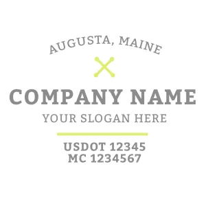 Company Name Truck Door Decal (USDOT), 2 Pack