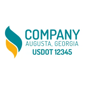 Company Name Truck Door Decal (USDOT), 2 Pack