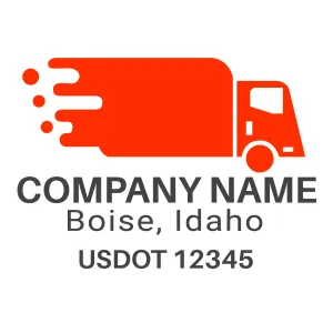 Company Name Truck Door Decal (USDOT), 2 Pack