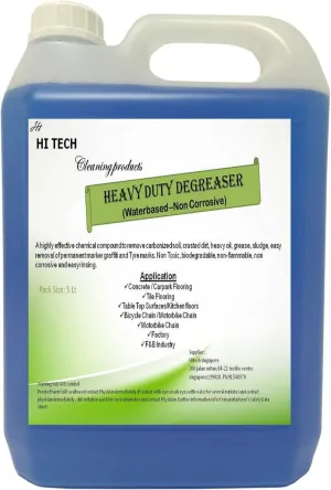 Concentrated Heavy Duty Degreaser (Non-Corrosive) (5 litres)
