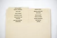 Corporate Documents Portfolio Tabs (7 Sets)