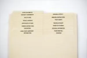 Corporate Documents Portfolio Tabs (7 Sets)