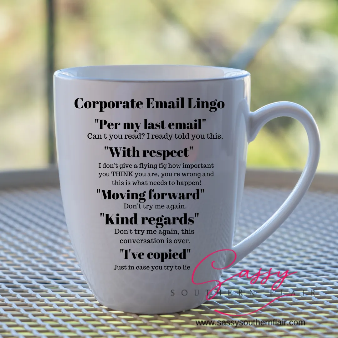 Corporate Email Lingo