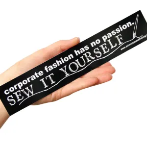 Corporate Fashion Has No Passion Sitcker