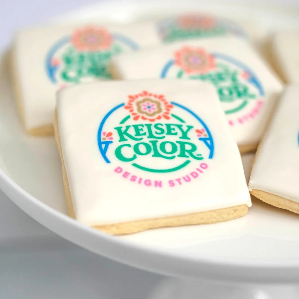 Corporate Gift Set | 6 Logo Cookies & 6 Classic Drop Cookies