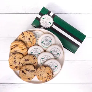 Corporate Gift Set | 6 Logo Cookies & 6 Classic Drop Cookies
