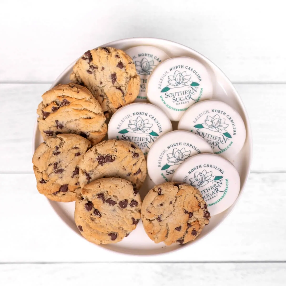 Corporate Gift Set | 6 Logo Cookies & 6 Classic Drop Cookies