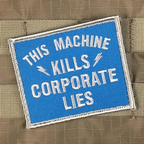 CORPORATE LIES MORALE PATCH