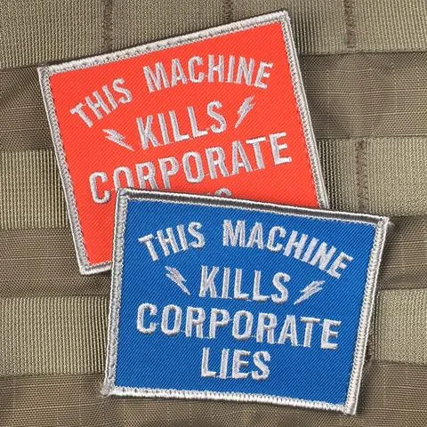 CORPORATE LIES MORALE PATCH