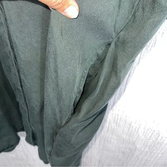 COS oversized shirt dress small lyocell boxy draped