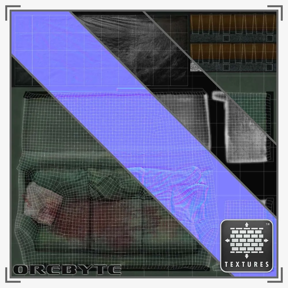 Couch Sofa 01 Set