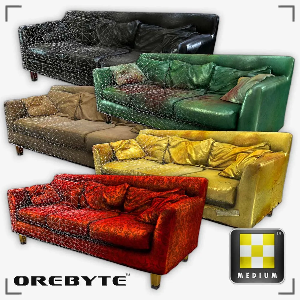 Couch Sofa 01 Set