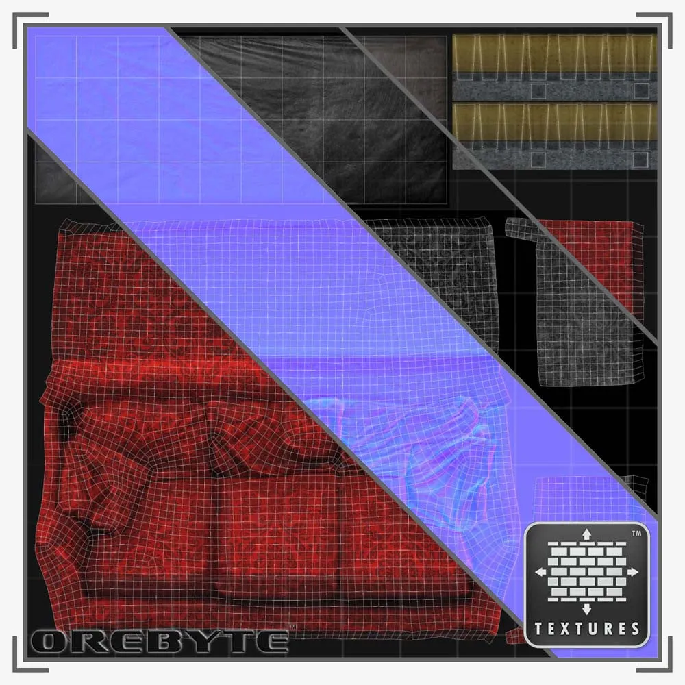 Couch Sofa 01 Set