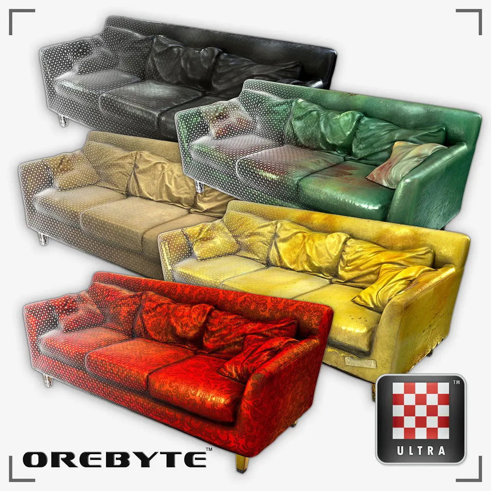 Couch Sofa 01 Set