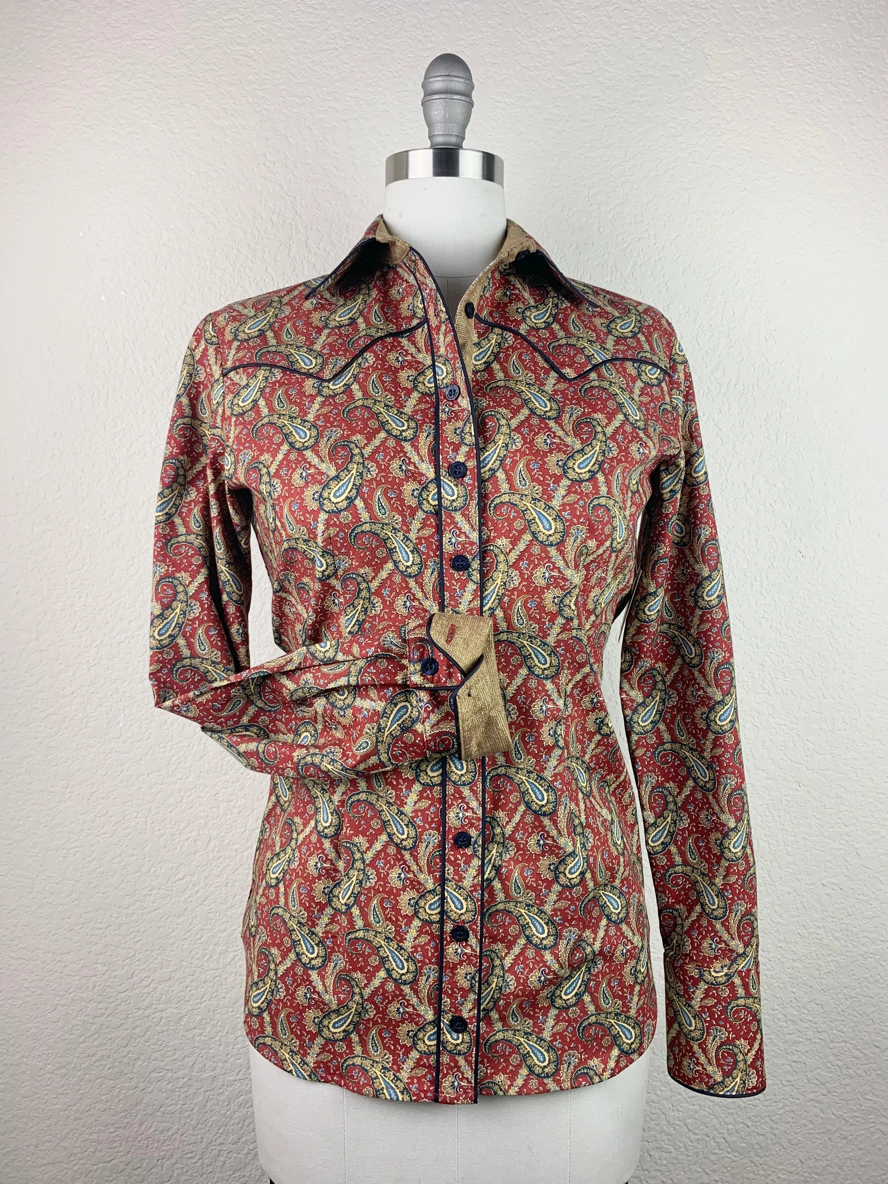 CR Western Pro Red Paisley - FINAL SALE