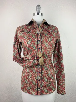 CR Western Pro Red Paisley - FINAL SALE